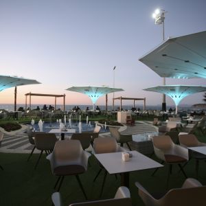  General view of Estoril parasols on a terrace